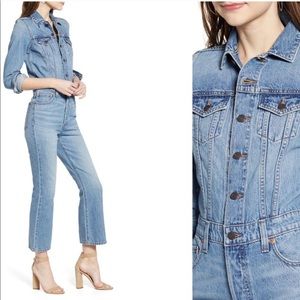NWT Levi’s Kick Flare Denim Jumpsuit- XS
